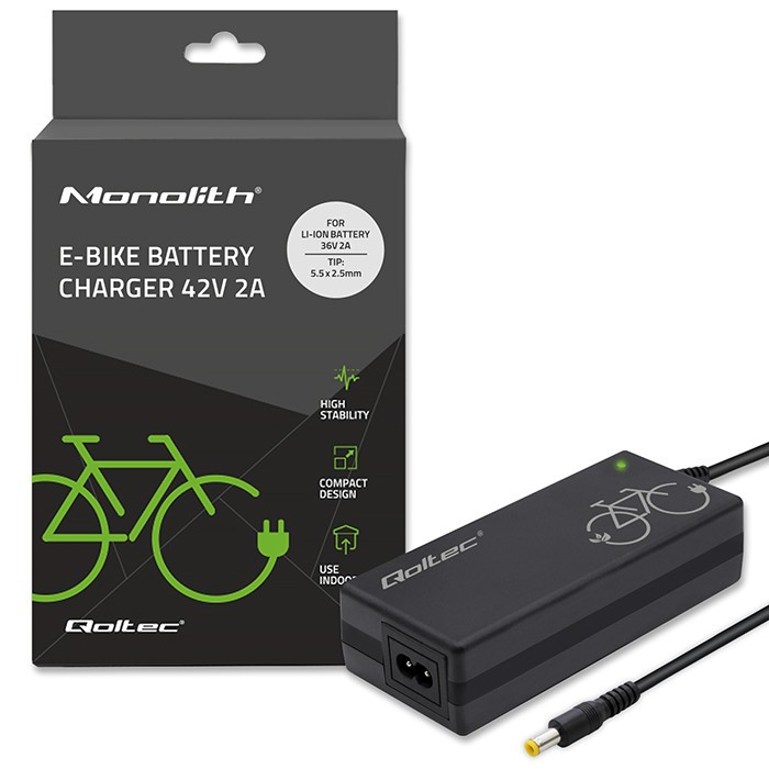 Ładowarka do baterii roweru elektrycznego 36V | 42V | 2A |       5.5*2.5 