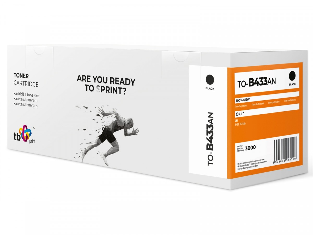 Toner do OKI B433/513 TO-B433AN BK 100% nowy