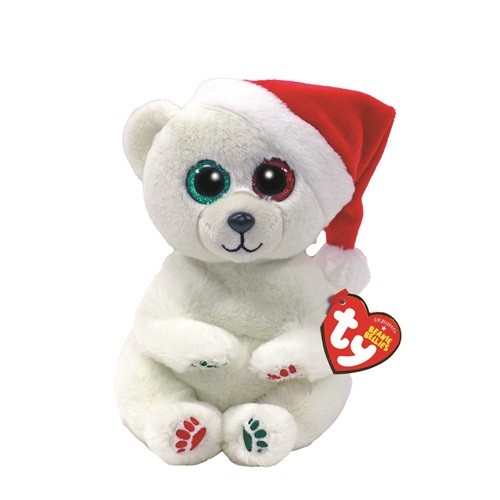 Maskotka TY Niedźwiedź polarny Emery 15 cm