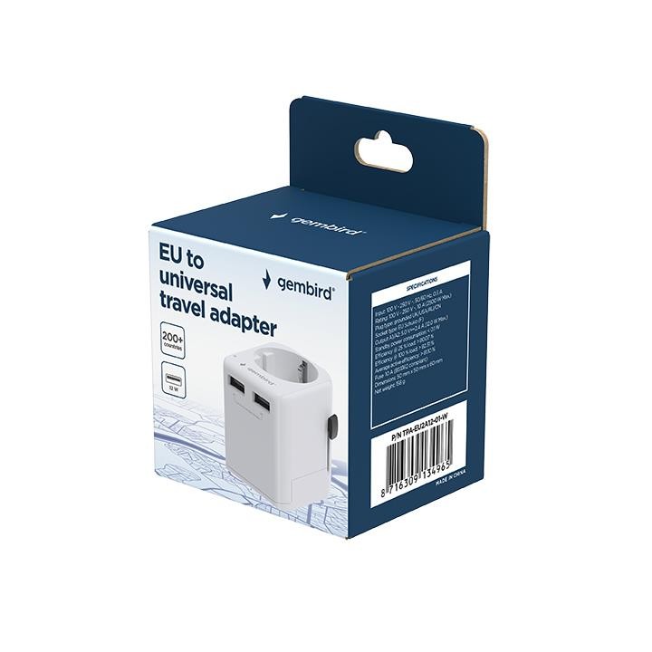 Adapter sieciowy EU Uniwersalny 12W 