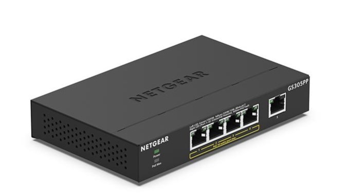 Przełącznik niezarządzalny GS305PP-300EUS 5PT POE/POE+ GIGE