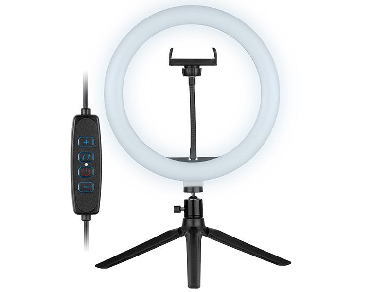 Lampa pierścieniowa Ring 26 cm z mini statywem 