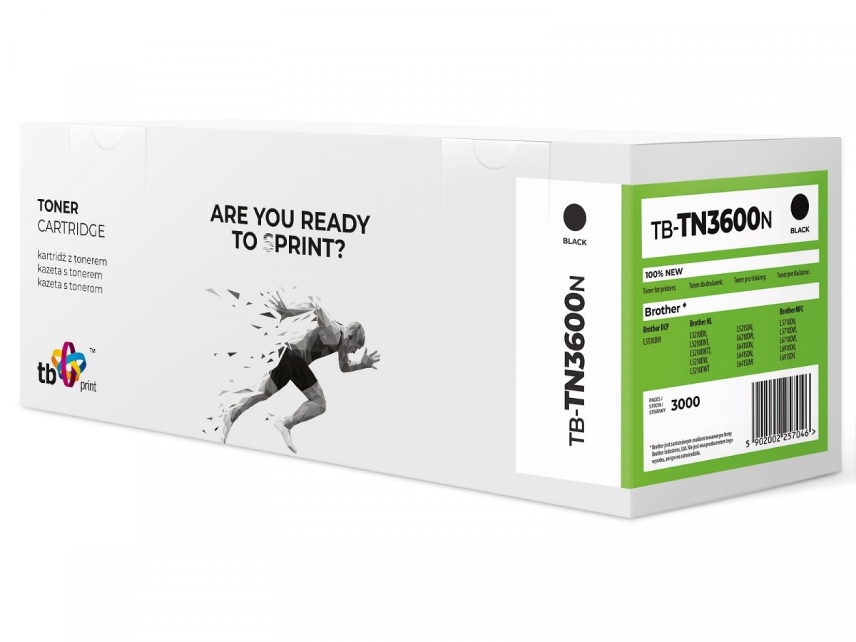 Toner do Brother TN3600 TB-TN3600N BK 100% nowy