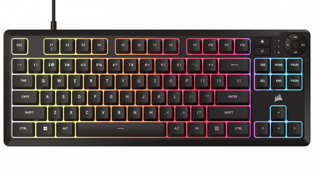 Klawiatura K55 Core TKL Backlit Zoned RGB LED 