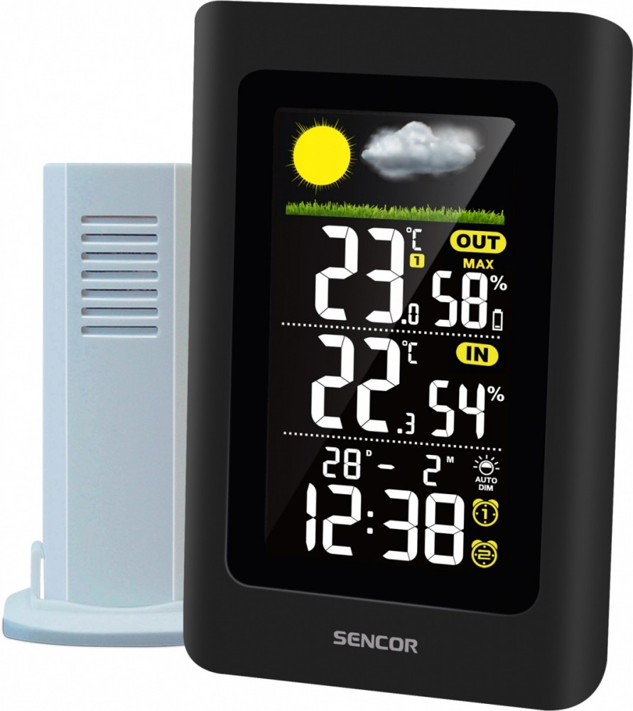 Stacja pogody SWS 4270 wyświetlacz LCD kolor 