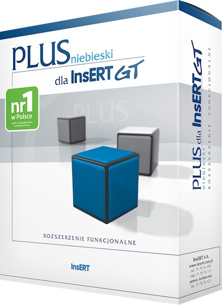 Oprogramowanie Niebieski Plus dla InsERT GT ESD NPLUSLE 