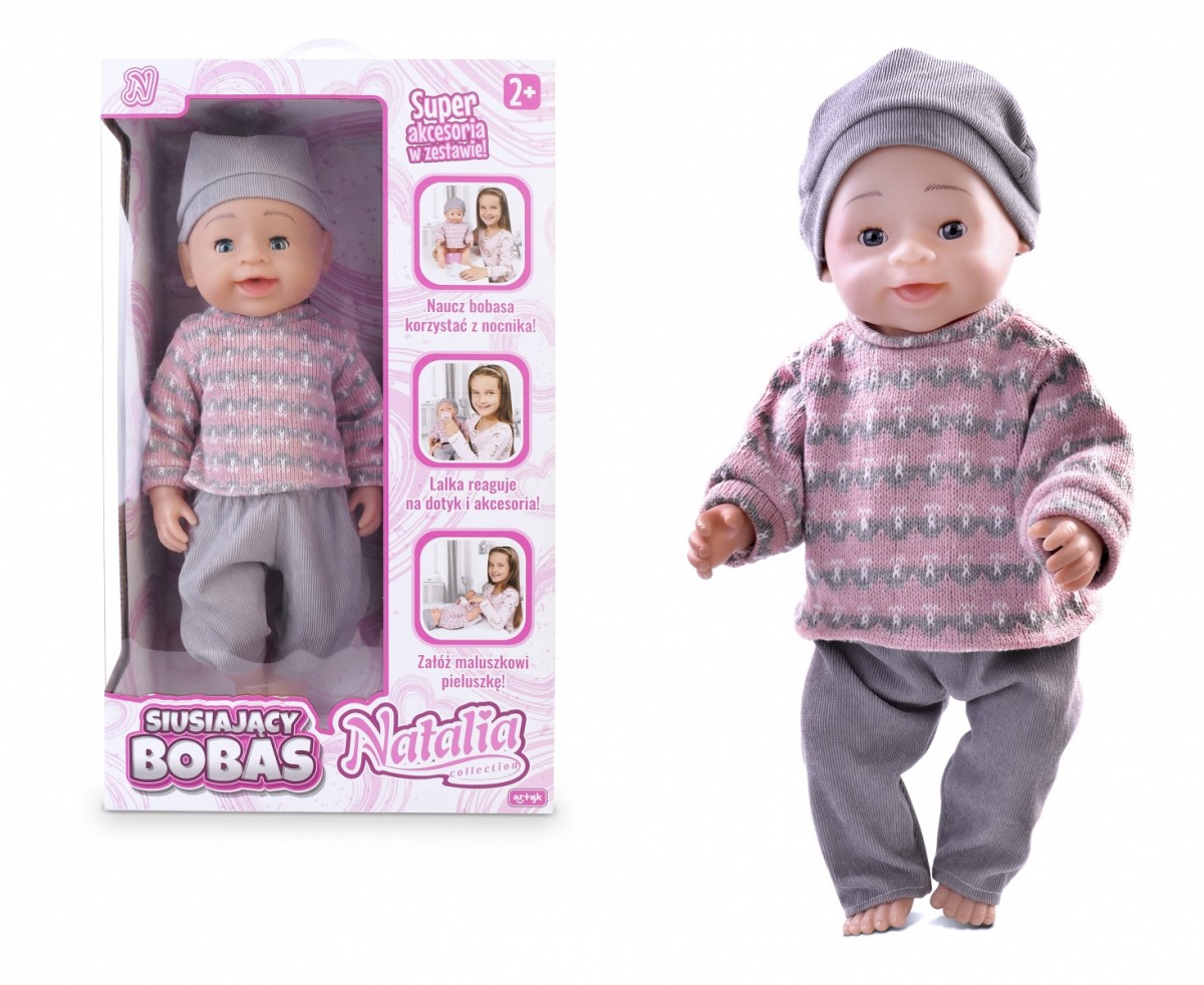 Lalka Natalia Bobas siusiający 43 cm 