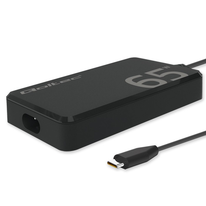Ładowarka sieciowa 65W GaN Super Fast SLIM | PD | 5-20V | 3.25A |USB-C 3.1 | Laptop | MacBook | Smartfon | +kabel 