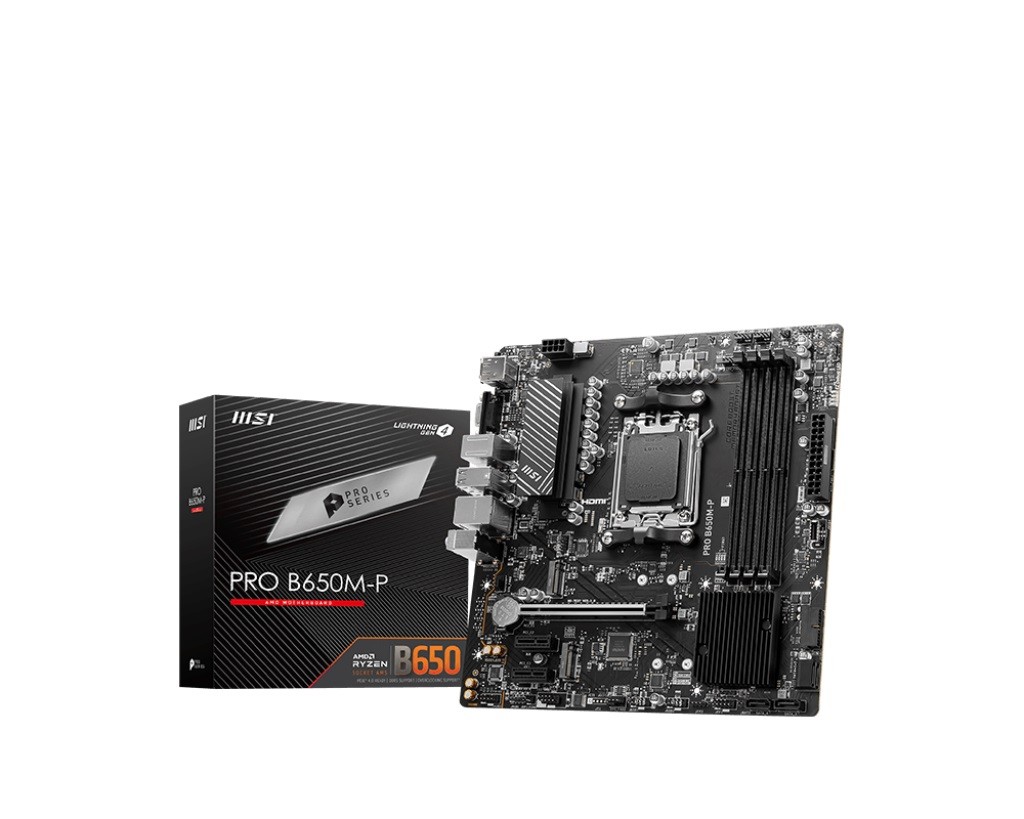 Płyta główna PRO B650M-P AM5 4DDR5 HDMI/DP mATX 