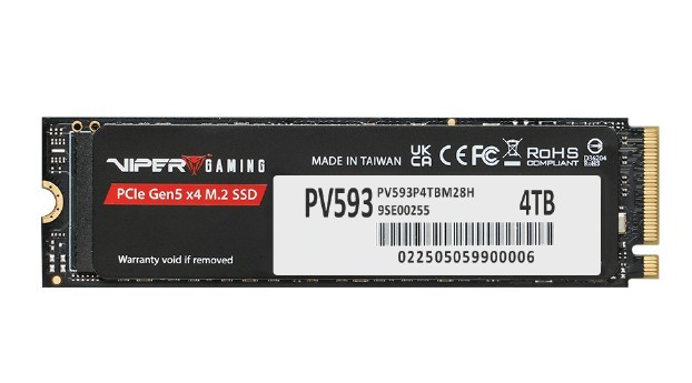 Dysk SSD 4TB VIPER PV593 M.2 2280 PCIe Gen5 x4 14000/13000MB/s 