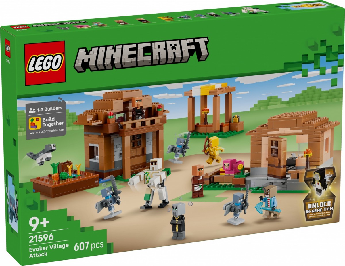 Klocki Minecraft 21596 Najazd przywoływaczy na wioskę
