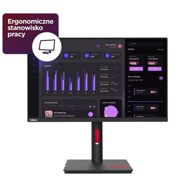 Monitor 23.8 ThinkVision T24i-30 63CFMATXEU 
