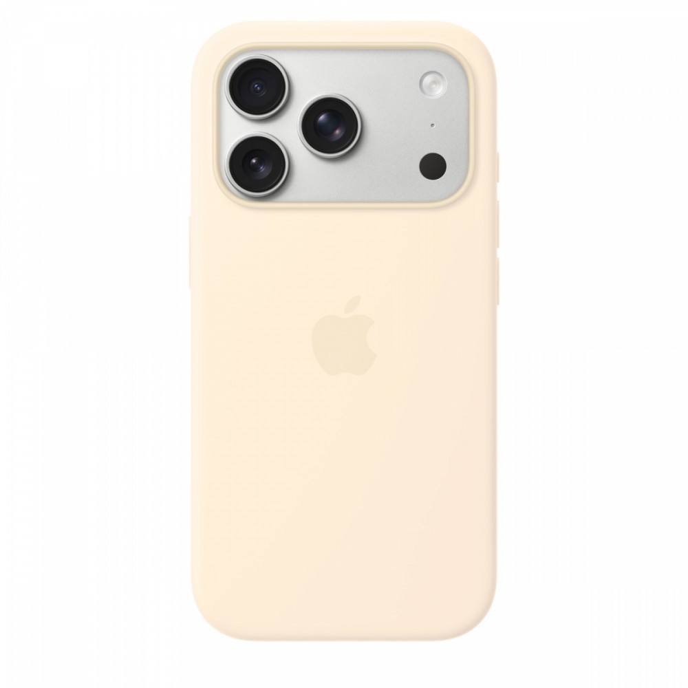 Etui silikonowe z MagSafe do iPhonea 17 Pro - wanilia