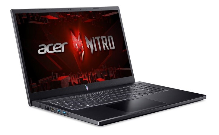 Notebook Gaming  Nitro 5 15 ANV15-51-778C i7-13620H/ 15.6 FHD IPS 144Hz/16GB/512GB/RTX 4060 8GB/NoOS/Obsidian Black