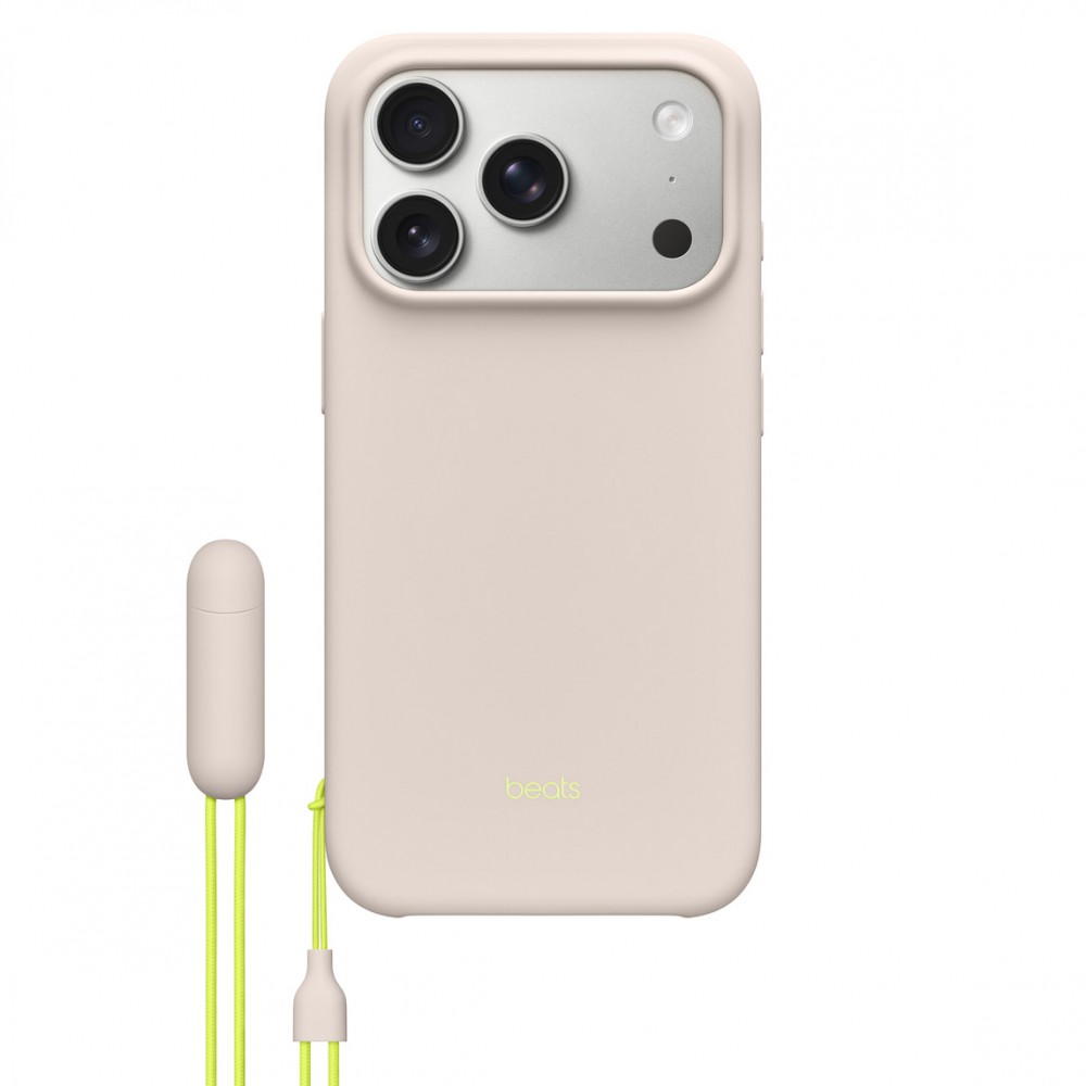 Etui z podpórką Beats Kickstand zgodne z MagSafe i panelem Sterowanie aparatem do iPhonea 17 Pro - boksytowy beżowy