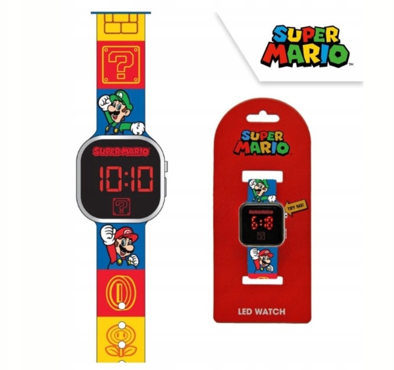 Zegarek LED Super Mario 
