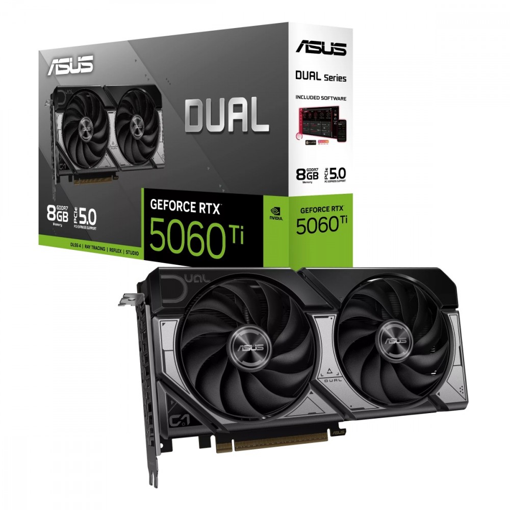 Karta graficzna GeForce RTX 5060 Ti DUAL 8GB GDDR7 128BIT HDMI/3DP
