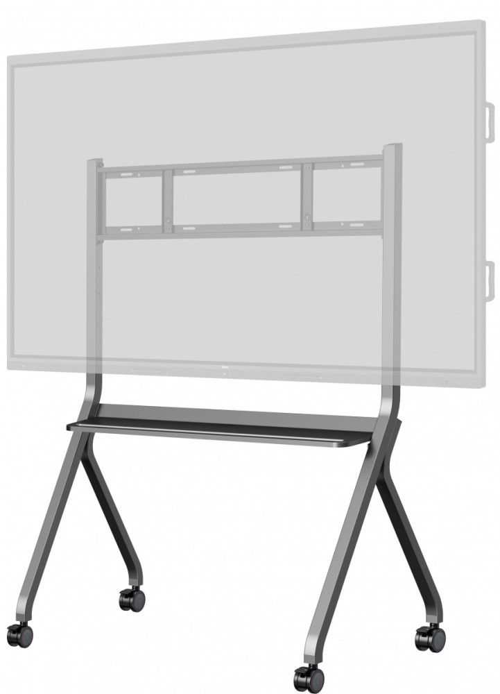 Stojak na kółkach MD-CART02-S1 55-86 cali Czarny