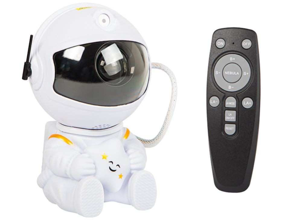 Lampka nocna projektor LED astronauta 