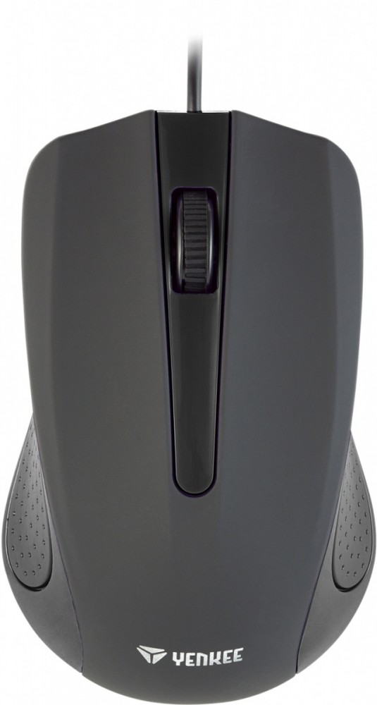 Mysz przewodowa USB, 3 przyciski , gumowana powierzchnia 
