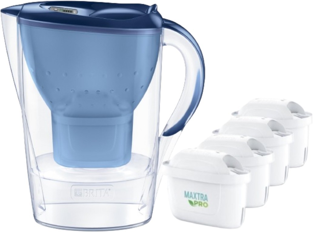 Dzbanek filtrujący 3,5l Marella XL + 4 wkłady Maxtra Pro Pure Performance niebieski