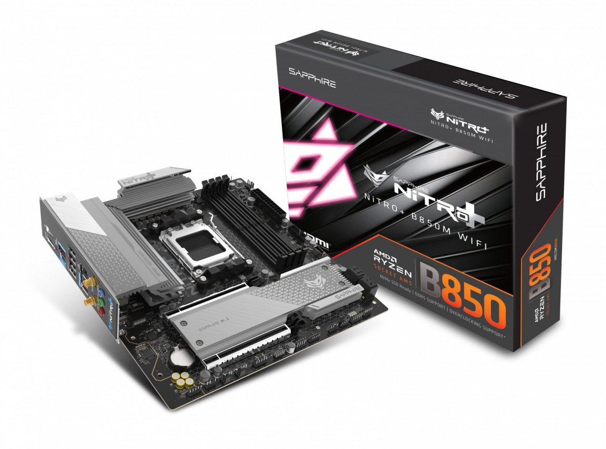 Płyta główna NITRO+ B850M WIFI AM5 4DDR5 mATX 