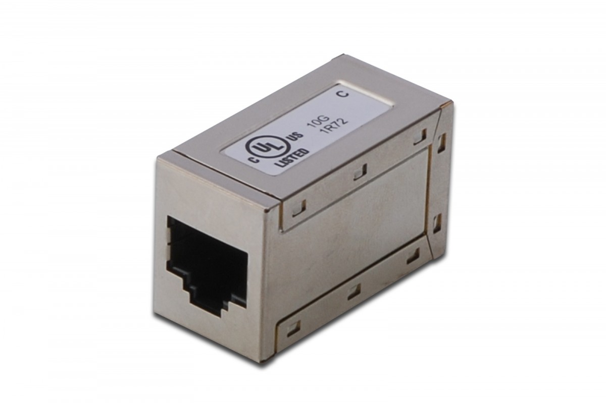 Adapter 2 x gniazdo RJ45 ekranowany kat.6