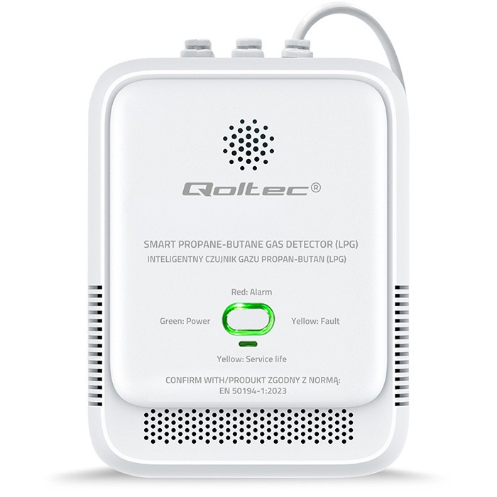 Czujnik wycieku gazu Propan-Butan | detektor LPG | alarm 85dB |  LED 