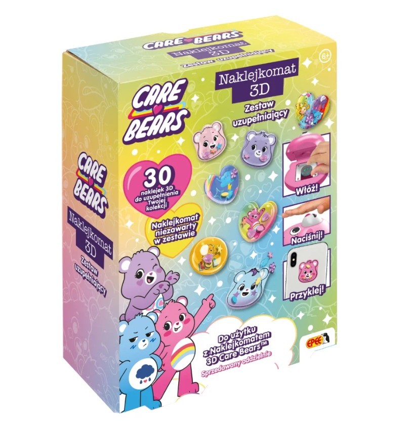 Naklejkomat 3D Care Bears zestaw uzupełniający 