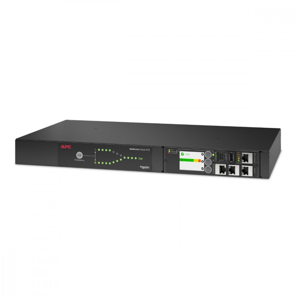 Przełącznik AP4421A Rack ATS, 230V, 10A, C14 in, (12) C13 out 
