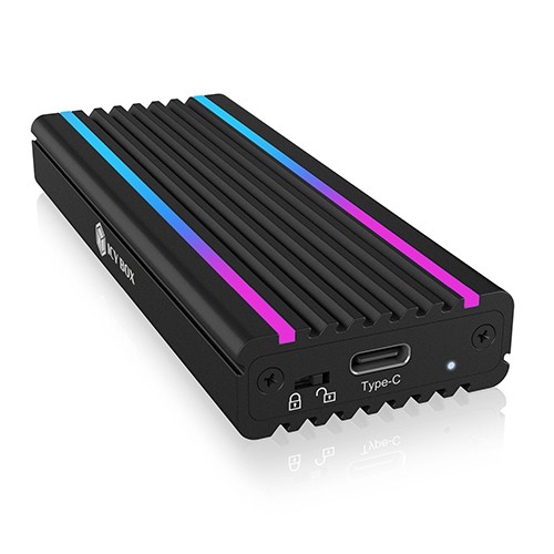 IB-1824ML-C31 Obudowa M.2 NVMe z oświetleniem RGB 