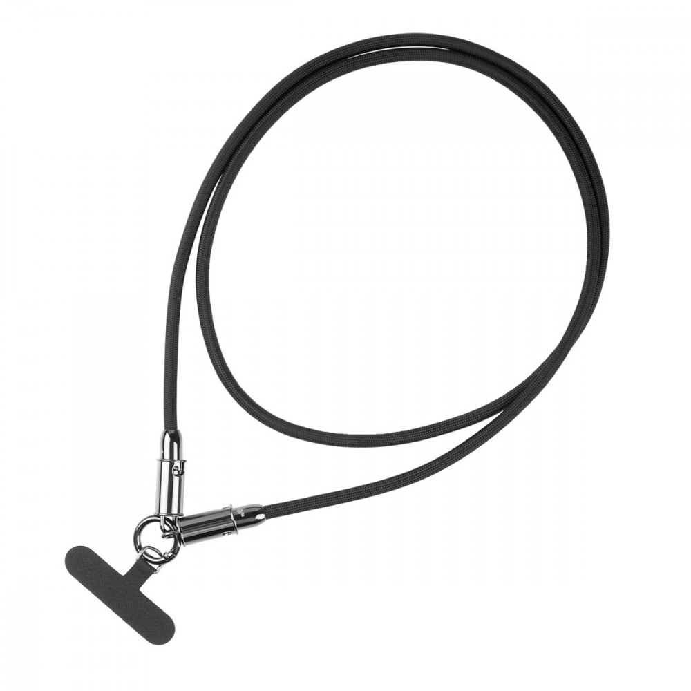 Kabel 2w1 USB C smycz 1.2 m czarny 