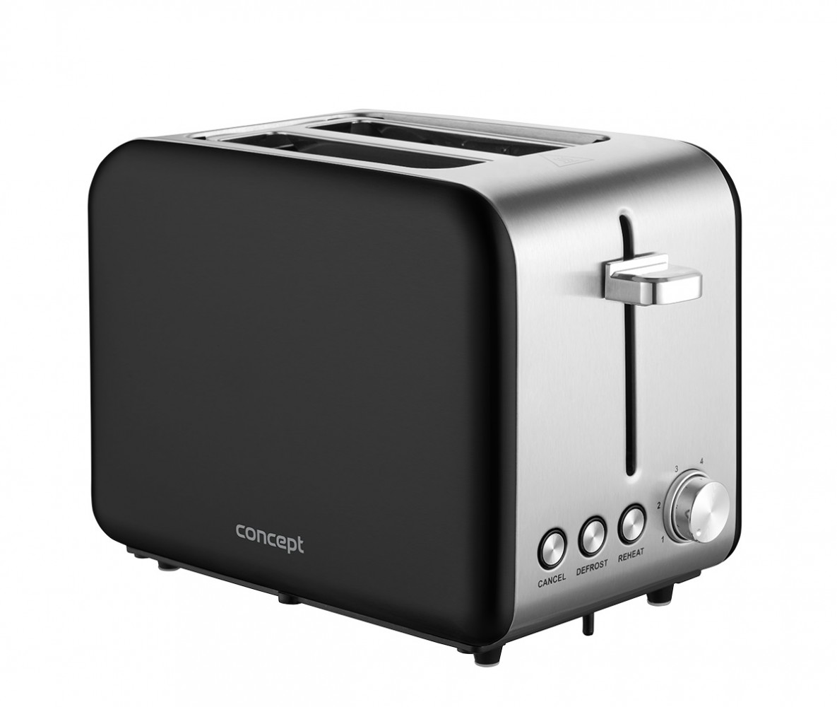Toster TE2052 inox czarny 