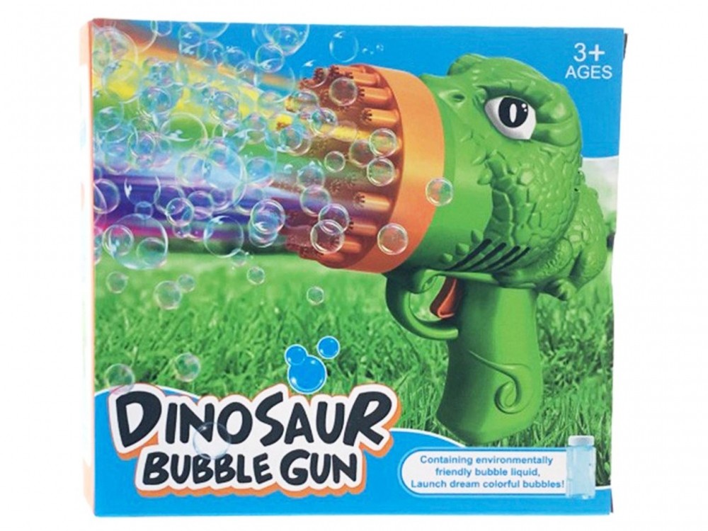 Pistolet na bańki mydlane Dino