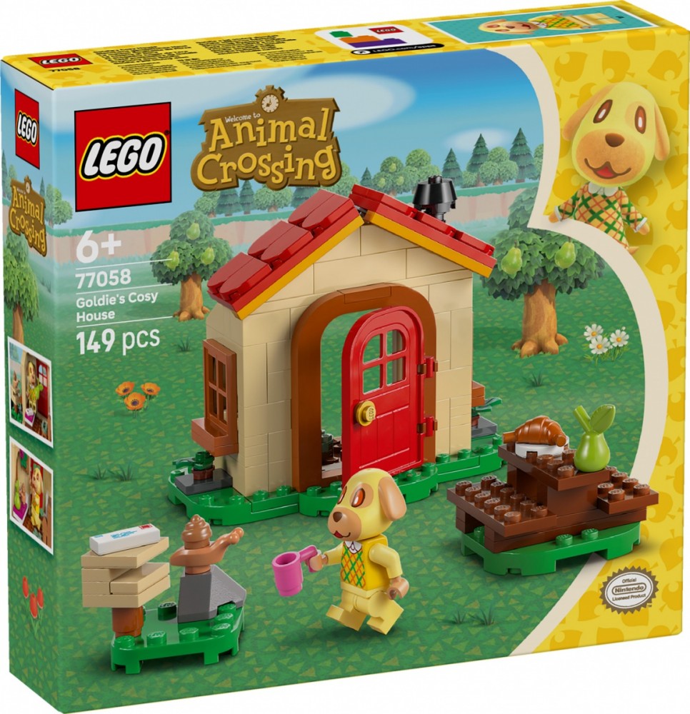Klocki Animal Crossing 77058 Przytulny dom Goldie 