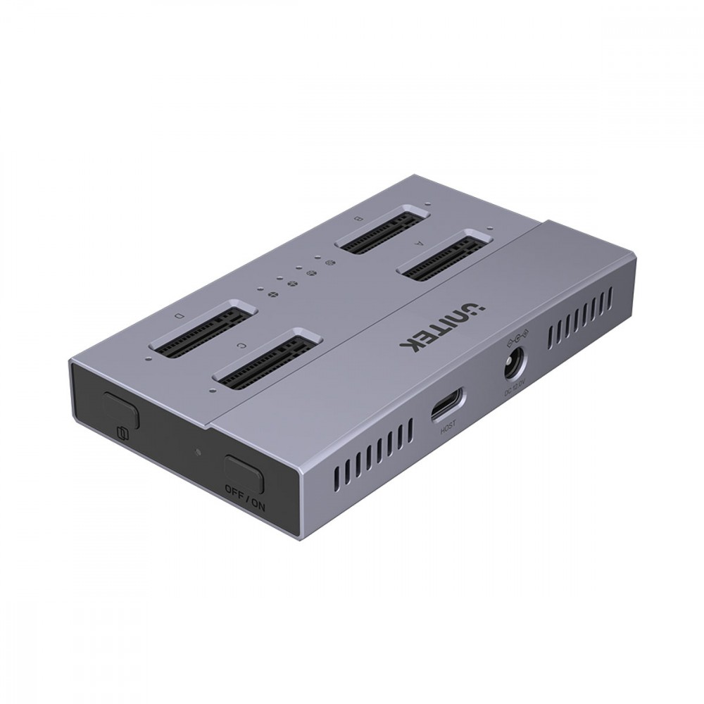 Stacja klonująca dyski 4x M.2 SSD, USB 4; S1243BGY01-EU 