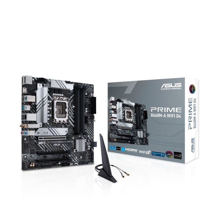 Płyta główna PRIME B660M-A WIFI D4 s1700 4DDR4 HDMI M.2 mATX 