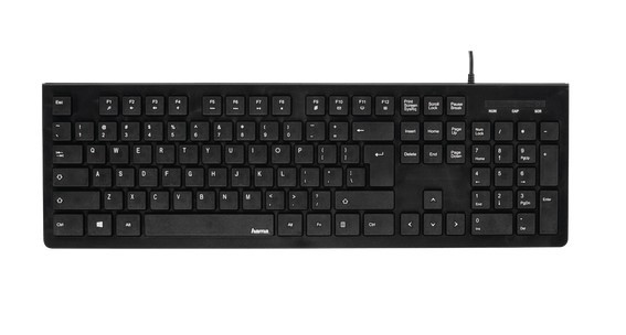 Klawiatura przewodowa KC-200 Czarna 