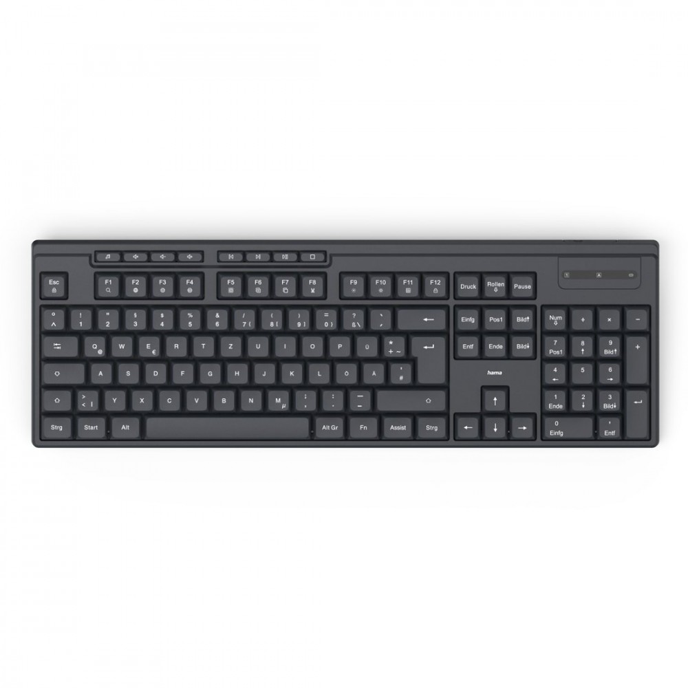 Klawiatura WK-200 bezprzewodowa Czarna 