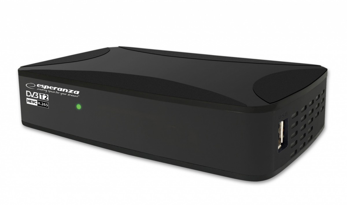 Tuner DVB-T/T2 H.265/HEVC  EV108