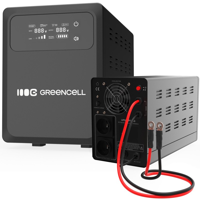 Zasilacz awaryjny UPS AVR PowerCore 500W/800VA 12VDC