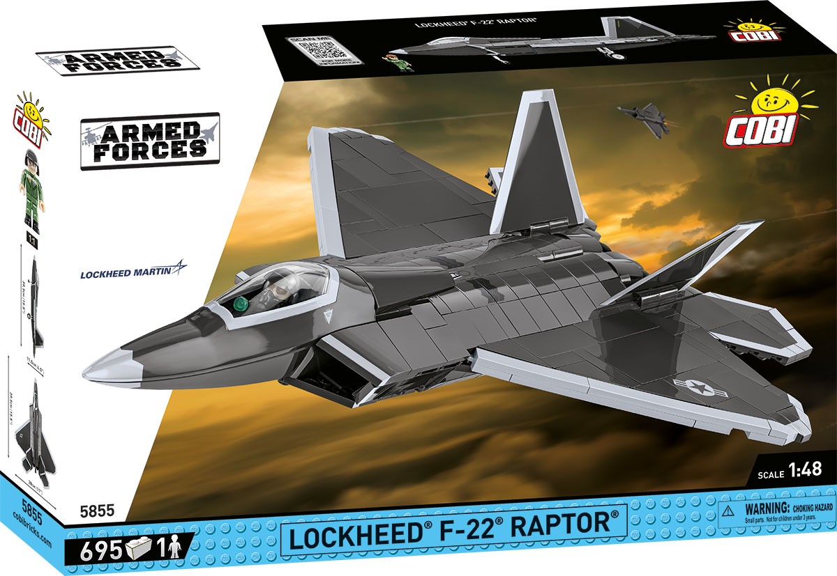 Klocki Armed Forces Lockheed F-22 Raptor 