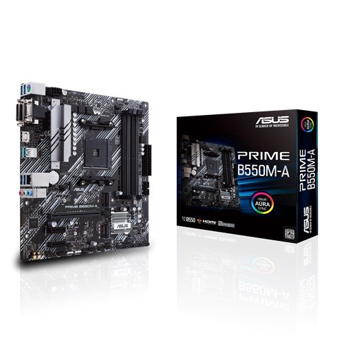Płyta główna PRIME B550M-A AM4 4DDR4 DVI-D/HDMI M.2 mATX 