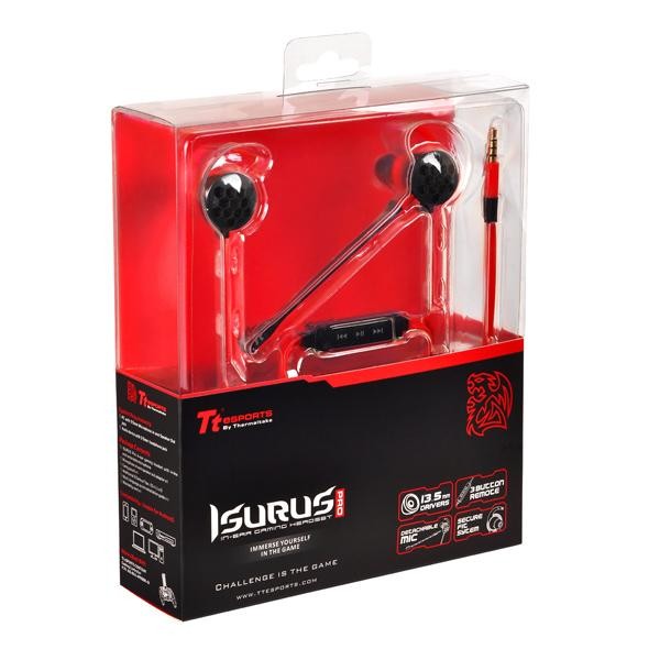 Słuchawki dokanałowe Tt eSPORTs - ISURUS Pro 