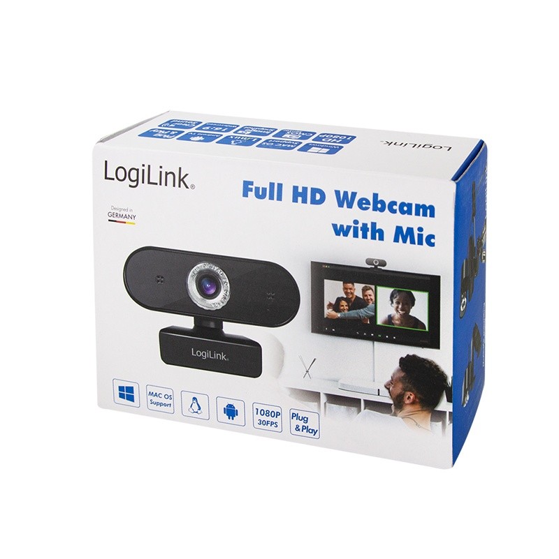 Kamera internetowa FULL HD z mikrofonem 