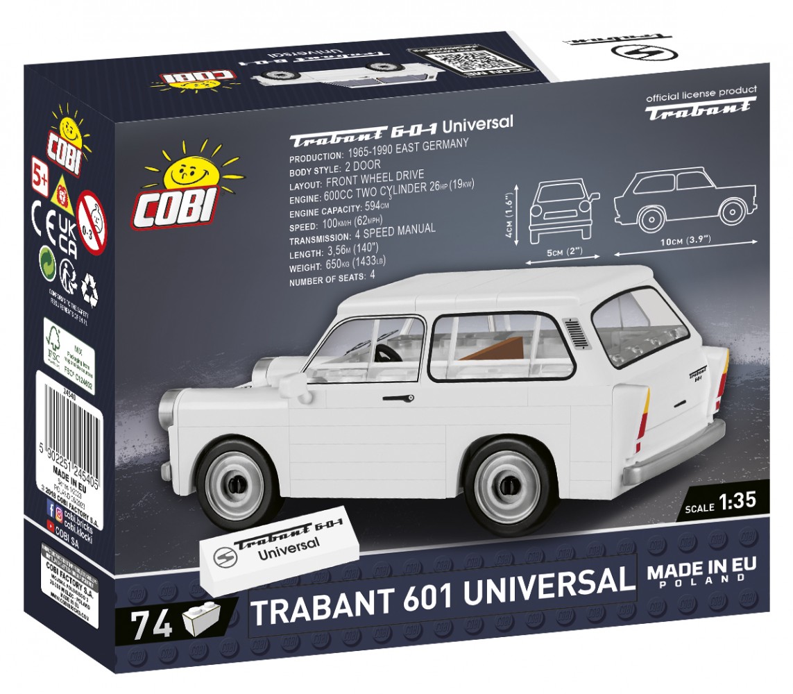 Klocki Youngtimer Collection - Trabant 601 Universal 