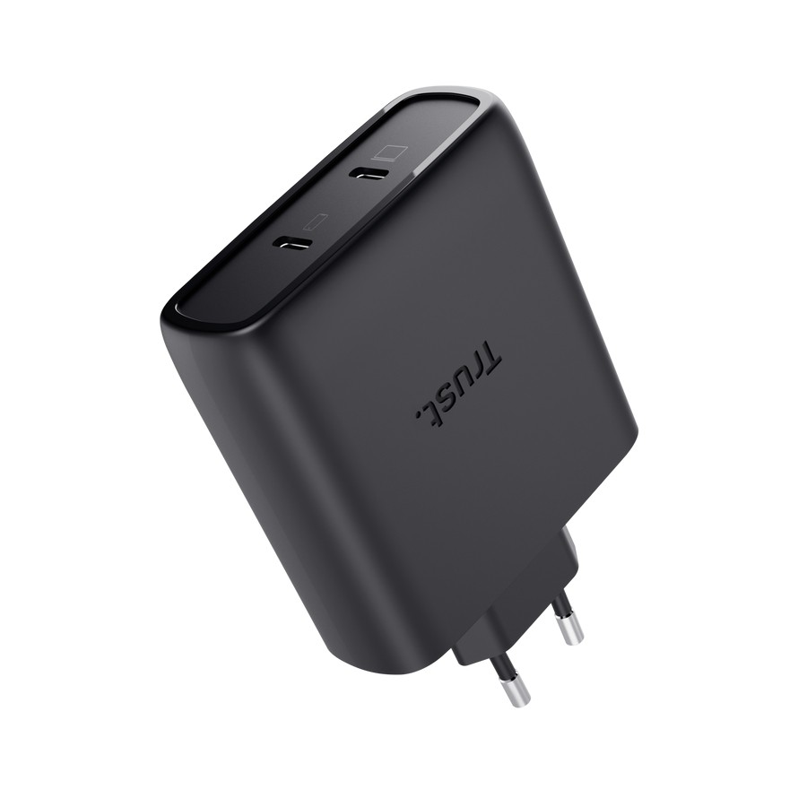 Ładowarka MAXO GaN 100W 2x USB-C czarna 