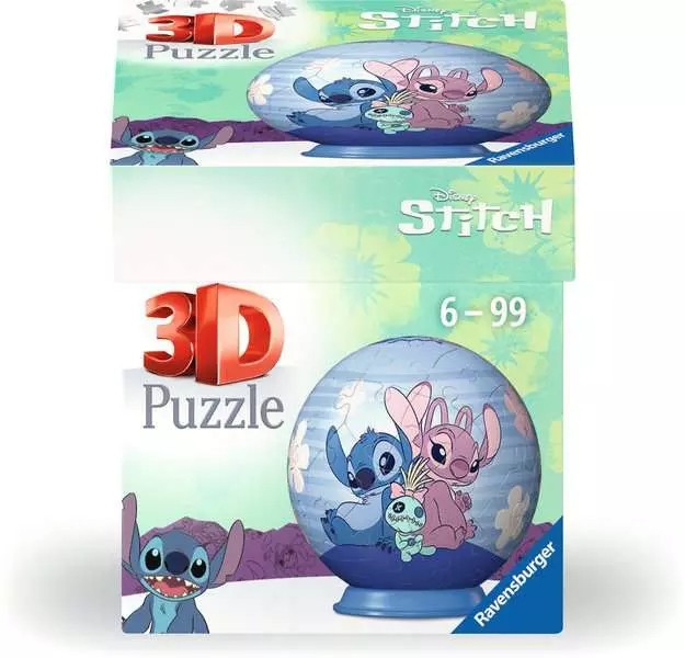 Puzzle 54 elementy 3D Kula Stitch 3 