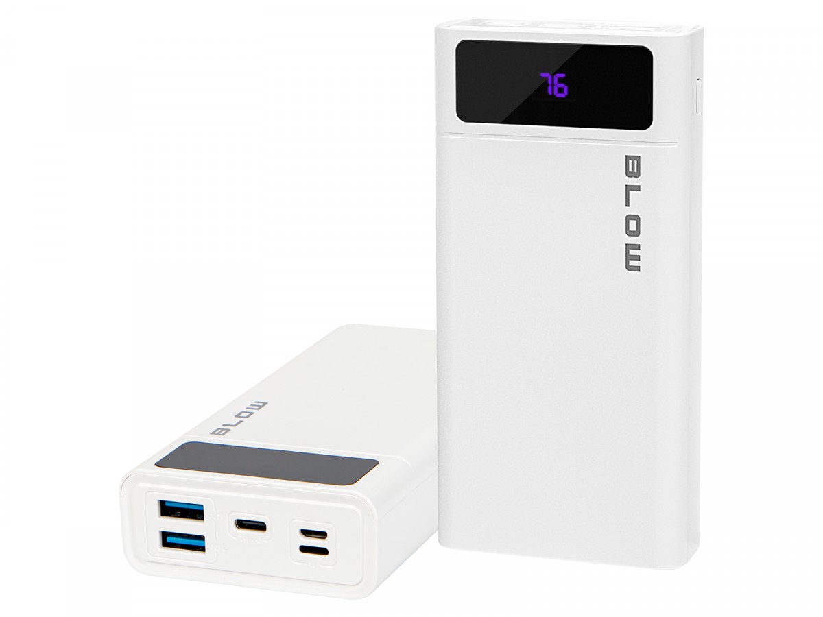 PowerBank PB20E QC+PD 20W 20000mAh+lightning Biały 