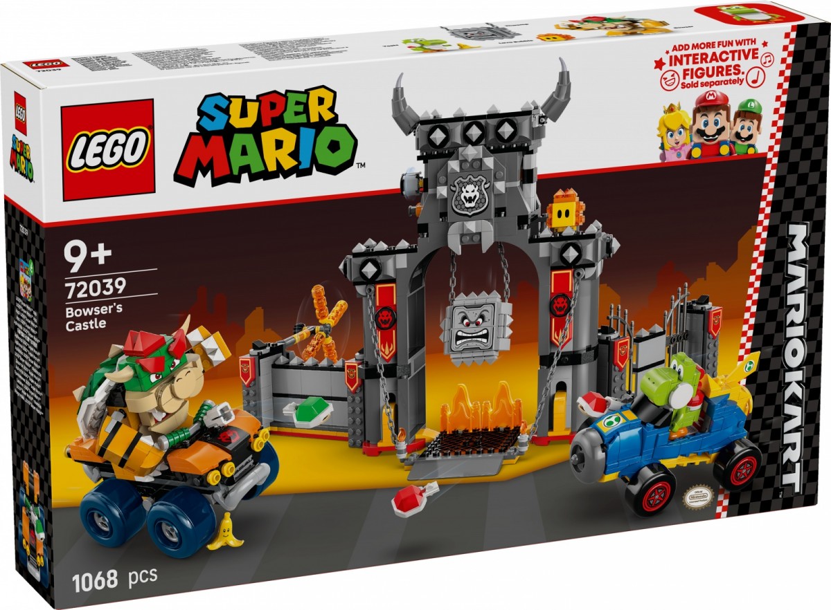 Klocki Super Mario 72039 Mario Kart Bowser i jego zamek 